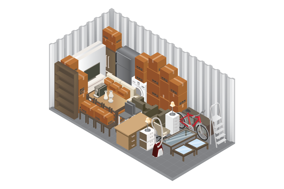 3D Storage Units 10x20